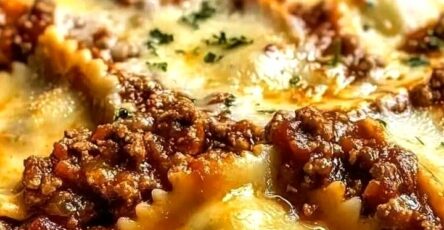 Easy Cheesy Baked Ravioli Casserole