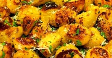 Garlic Parmesan Roasted Potatoes Recipe