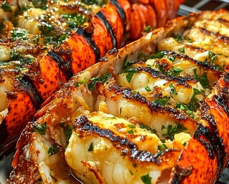 Grilled Cajun Butter Lobster Tails Recipe