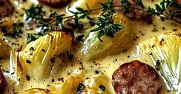 Soft Endives with Smoked Sausages Recipe