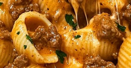 Creamy Beef and Cheddar Pasta