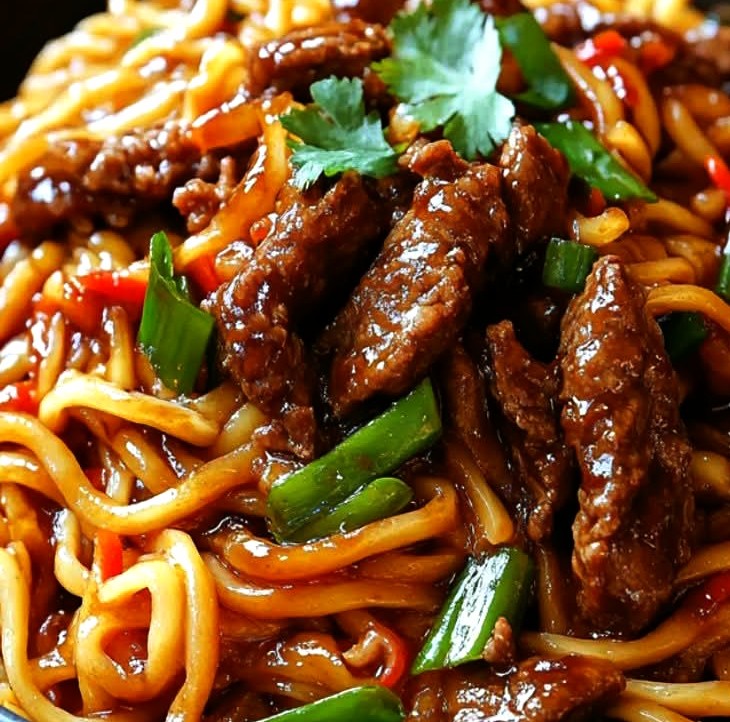 Hoisin Beef Noodles Stir-Fry