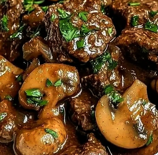 Slow Cooker Beef and Mushroom Stew
