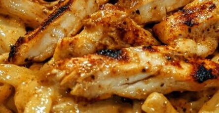 One-Pot Spicy Chicken Linguine in Creamy Sauce