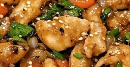 Sizzling Garlic Chicken Stir-Fry with Vegetables