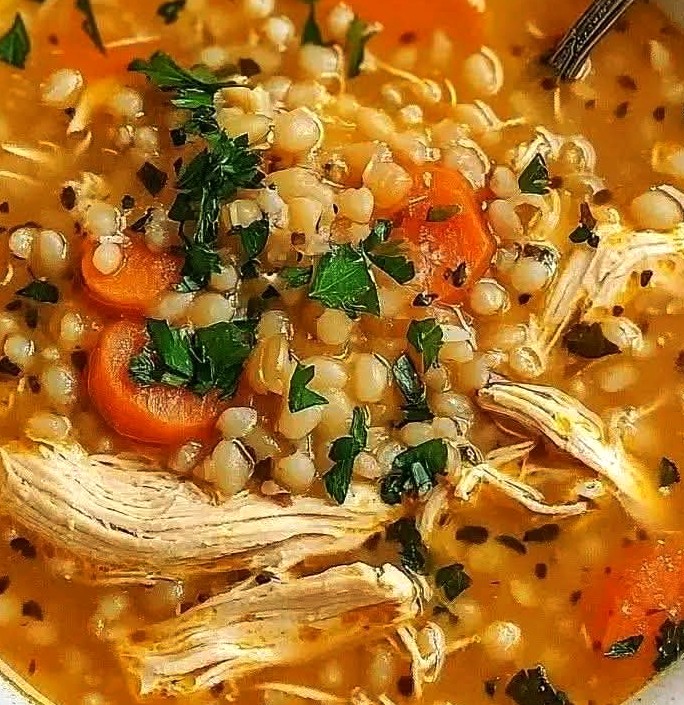 Hearty Chicken Barley Soup Recipe
