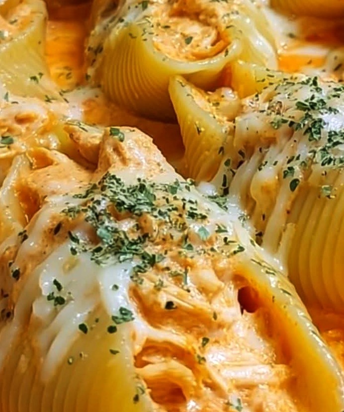 Buffalo Chicken Stuffed Shells Recipe