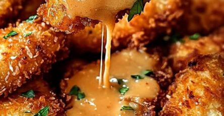 Golden Coconut-Crusted Chicken Bites with Sweet & Spicy Bang Bang Sauce