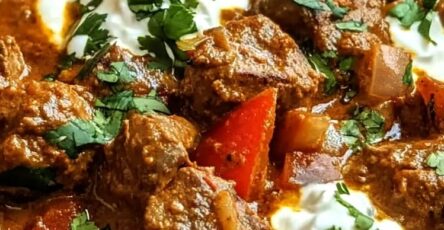 One-Pot Mughlai Lamb Curry in Silky Yogurt & Creamy Gravy