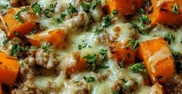 Ground Turkey Sweet Potato Bake