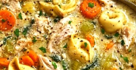 Creamy Chicken Tortellini Soup Recipe