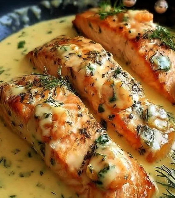 Garlic Shrimp Stuffed Salmon Recipe