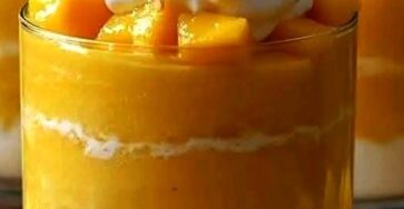 Creamy Mango Coconut Pudding Cups Recipe