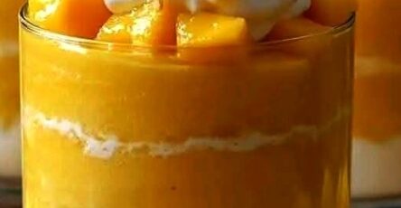 Creamy Mango Coconut Pudding Cups Recipe