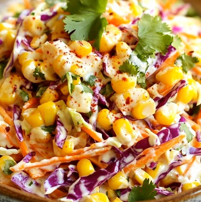 Mexican Street Corn Coleslaw Recipe