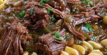 Crockpot Chuck Roast Pasta