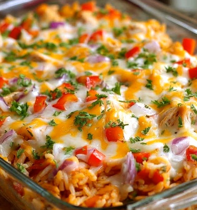 Fajita Chicken Casserole Recipe