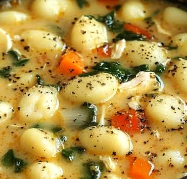 Creamy Chicken Gnocchi Soup Recipe