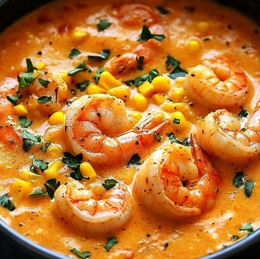 Creamy New Orleans Shrimp and Corn Bisque Recipe