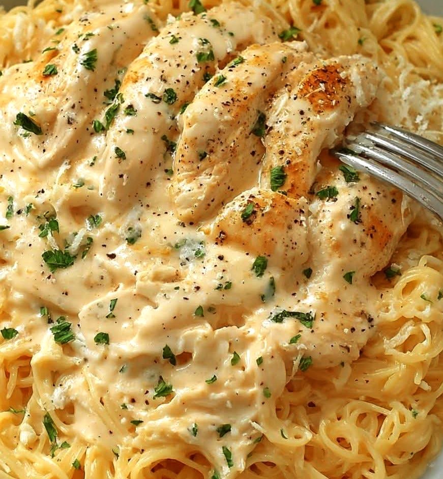CrockPot Creamy Angel Chicken