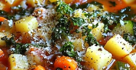 Easy Vegetarian Minestrone Soup Recipe