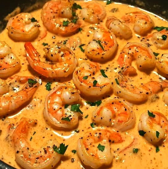 Creamy Garlic Paprika Shrimp Skillet