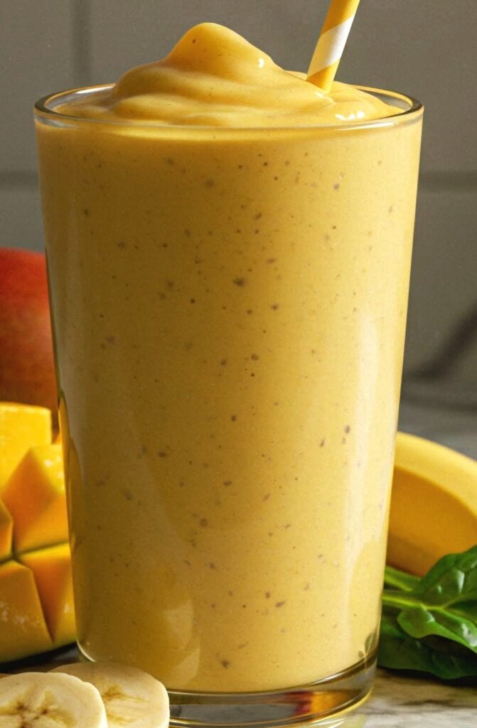 Mango Vanilla Glow Smoothie Recipe Mango Vanilla Glow Smoothie Recipe