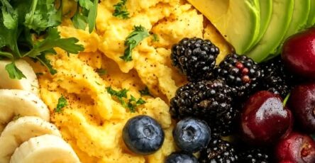 Savory-Sweet Breakfast Power Bowl with Eggs, Avocado