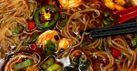 Spicy Shrimp Noodle Soup Recipe