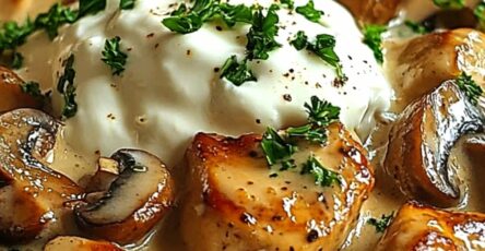 Creamy Chicken and Mushroom Delight
