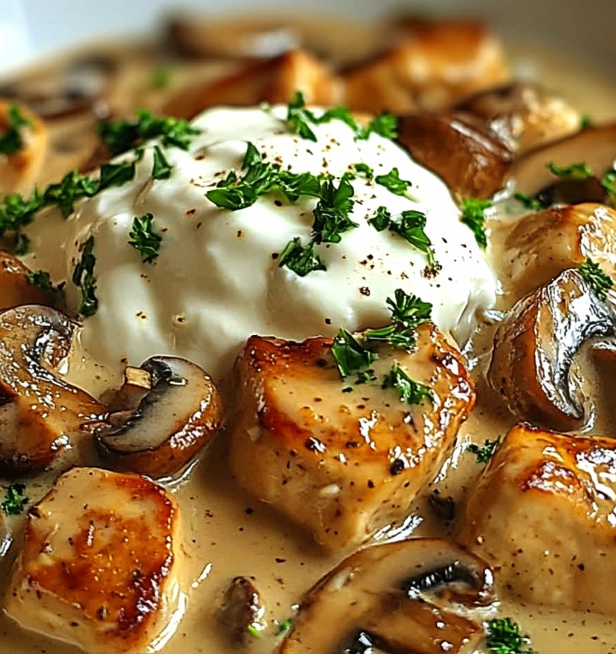 Creamy Chicken and Mushroom Delight