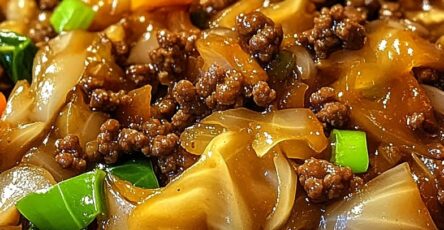 Easy Ground Beef & Cabbage Stir-Fry