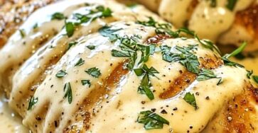 Zesty Baked Caesar Chicken with Creamy Parmesan Garlic Sauce Zesty Baked Caesar Chicken with Creamy Parmesan Garlic Sauce