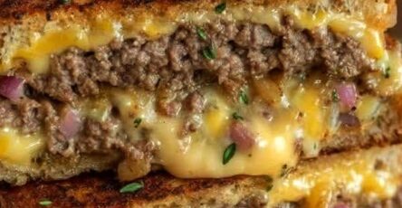 Smashing Patty Melts with Signature Sauce