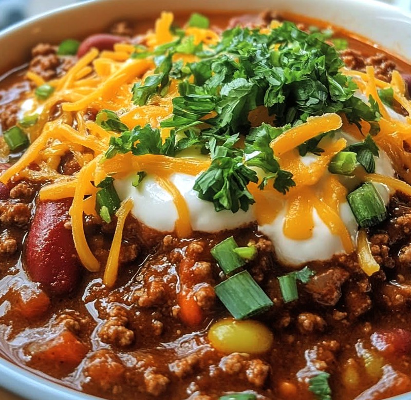 Hearty Spicy Beef Chili Recipe