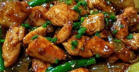 Savory Stir-Fried Chicken with Caramelized Cabbage