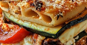 Eggplant Pasta Bake with Tomato & Zucchini Eggplant Pasta Bake with Tomato & Zucchini