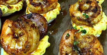 Cajun Shrimp Deviled Eggs
