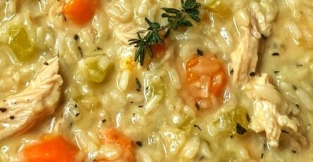 Creamy Homestyle Chicken & Rice Soup