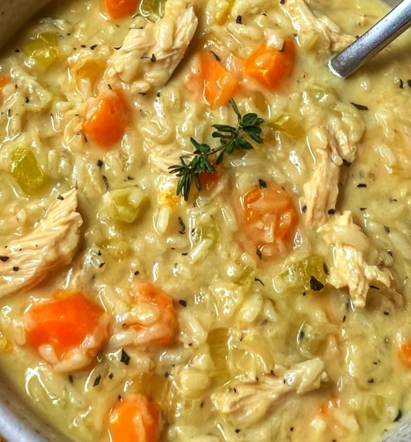 Creamy Homestyle Chicken & Rice Soup