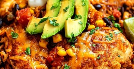 Southwest Crock Pot Chicken and Rice