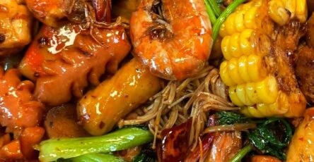 Spicy Garlic Shrimp & Sausage Stir-Fry