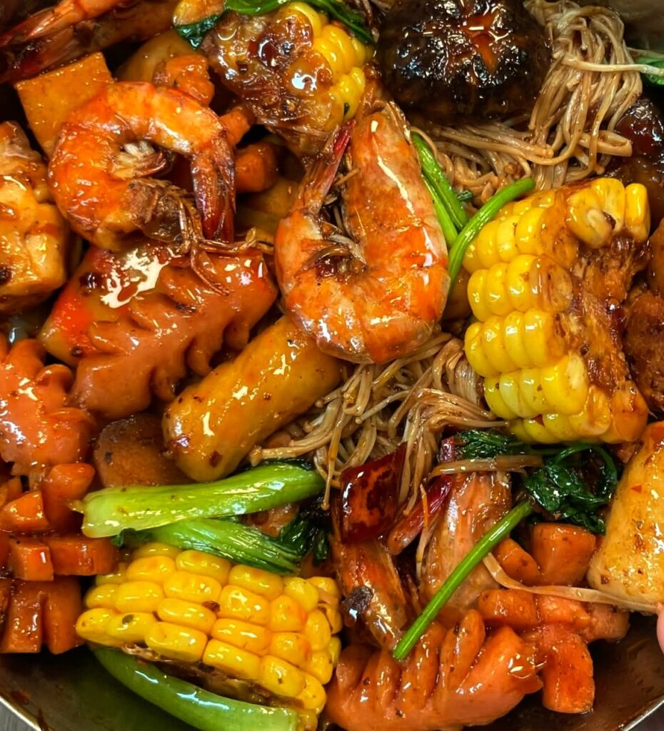 Spicy Garlic Shrimp & Sausage Stir-Fry