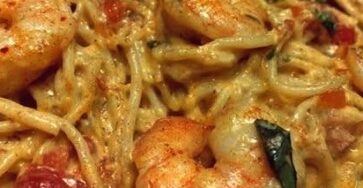 Creamy Cajun Shrimp Pasta Bake Creamy Cajun Shrimp Pasta Bake
