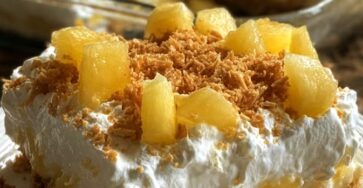 No-Bake Pineapple Cream Dessert