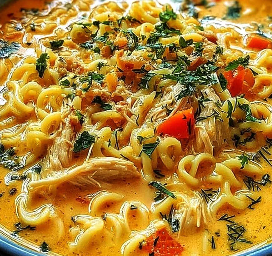 Crack Chicken Noodle Soup
