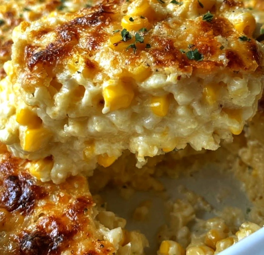 Creamy Mexican Street Corn Casserole