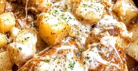 Slow Cooker Chicken and Stuffing Casserole
