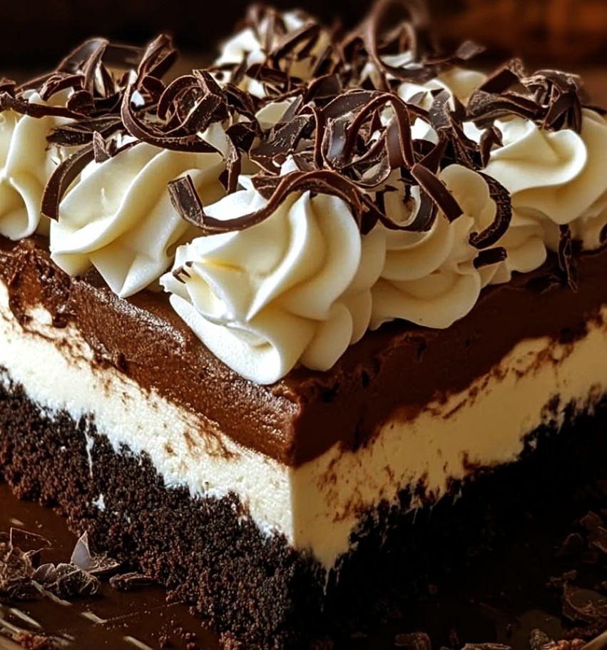 Decadent Brownie Refrigerator Cake