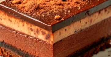 Gâteau Mousse Triple Chocolat Gâteau Mousse Triple Chocolat
